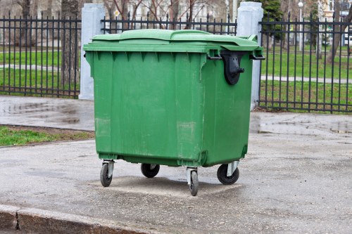 Recycling bins and commercial waste setup in Crystal Palace area