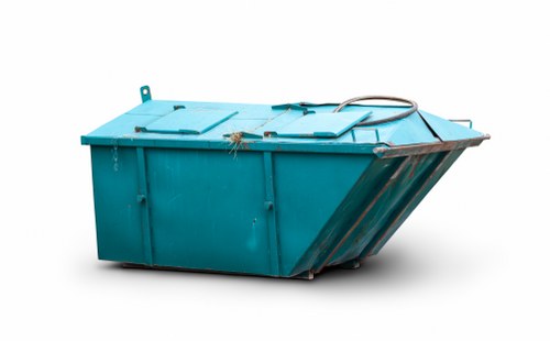 Low-carbon van collecting commercial recycling in an urban area